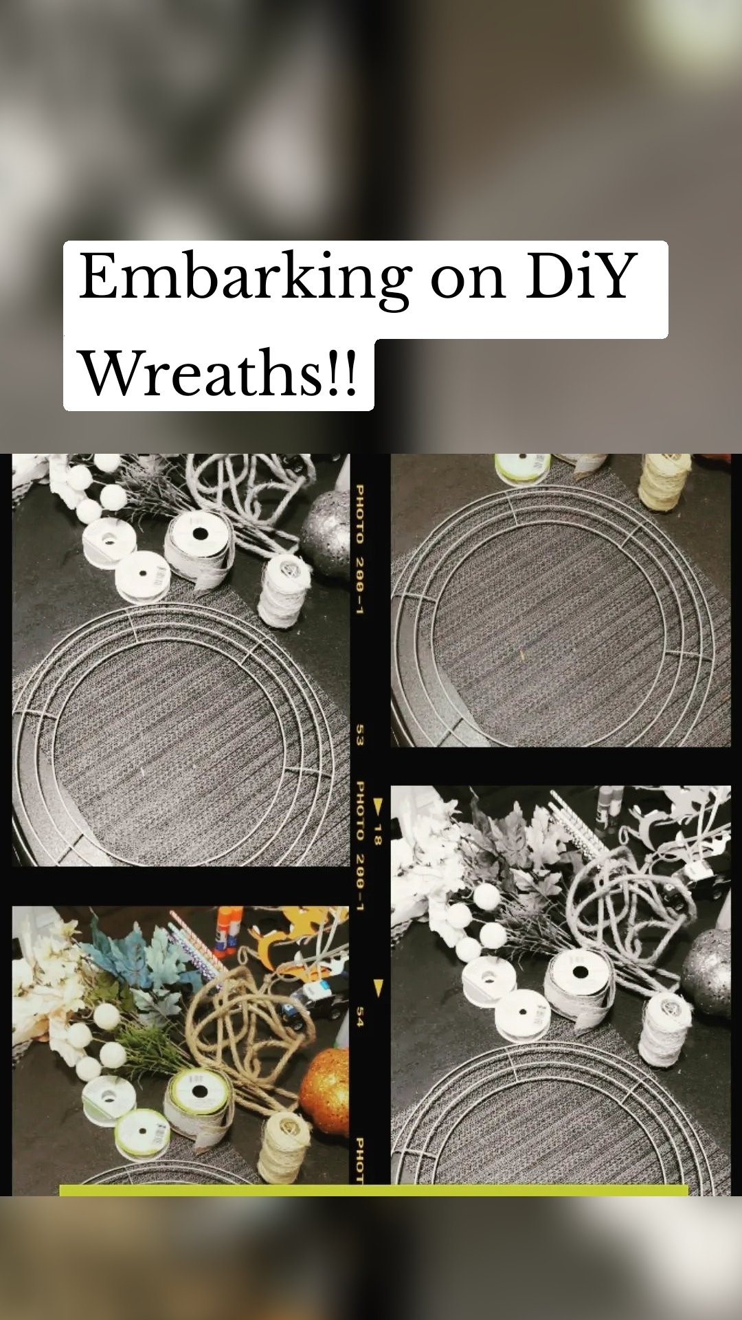 Embarking on DiY Wreaths!!